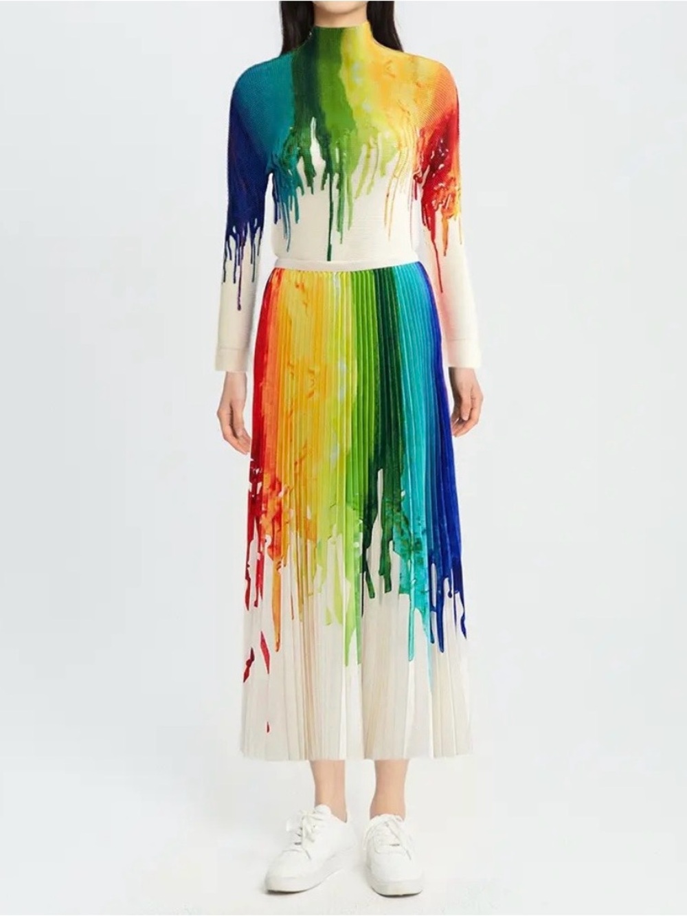 Splattered Paint skirt top colors artists